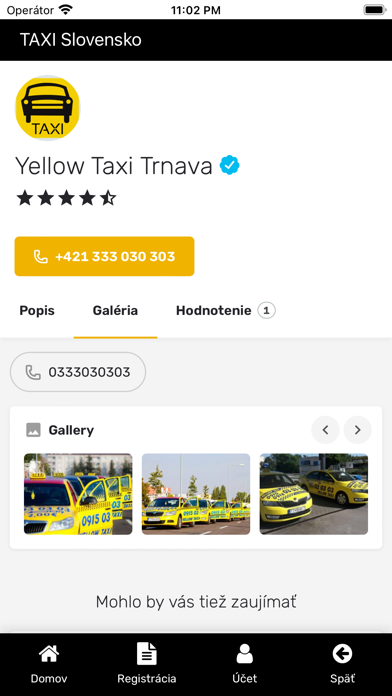 TAXI SK Screenshot