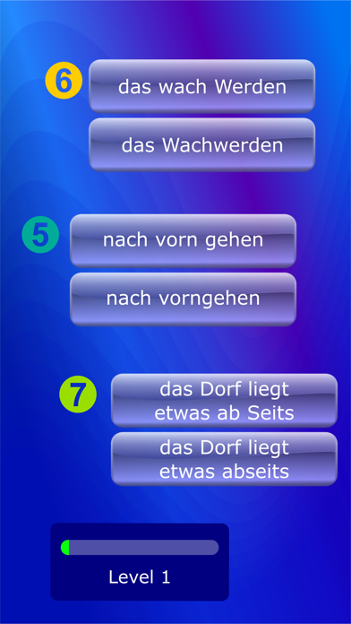 Screenshot #2 pour Zusammen oder getrennt?
