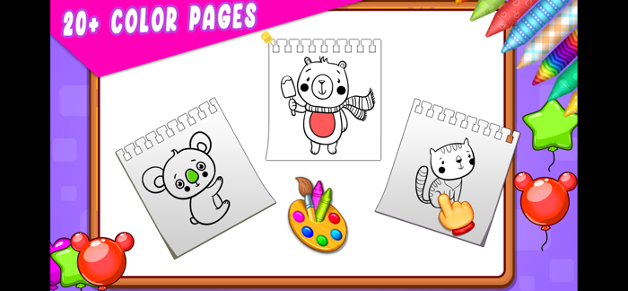 Kids Coloring Drawing Game