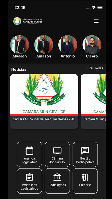 Câmara de Joaquim Gomes Screenshot