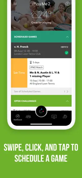 Game screenshot iPlayMe2 Tennis apk