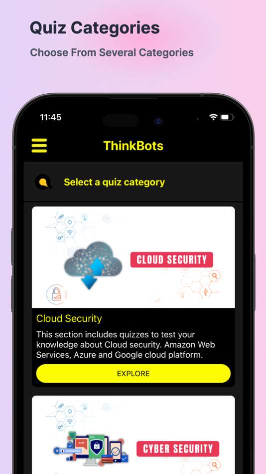 #3. Think Bots (Quiz App) (iOS) 由: Enciphers Labs Pvt Ltd
