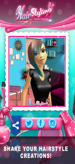 Game screenshot Hair Styling Salon Games apk