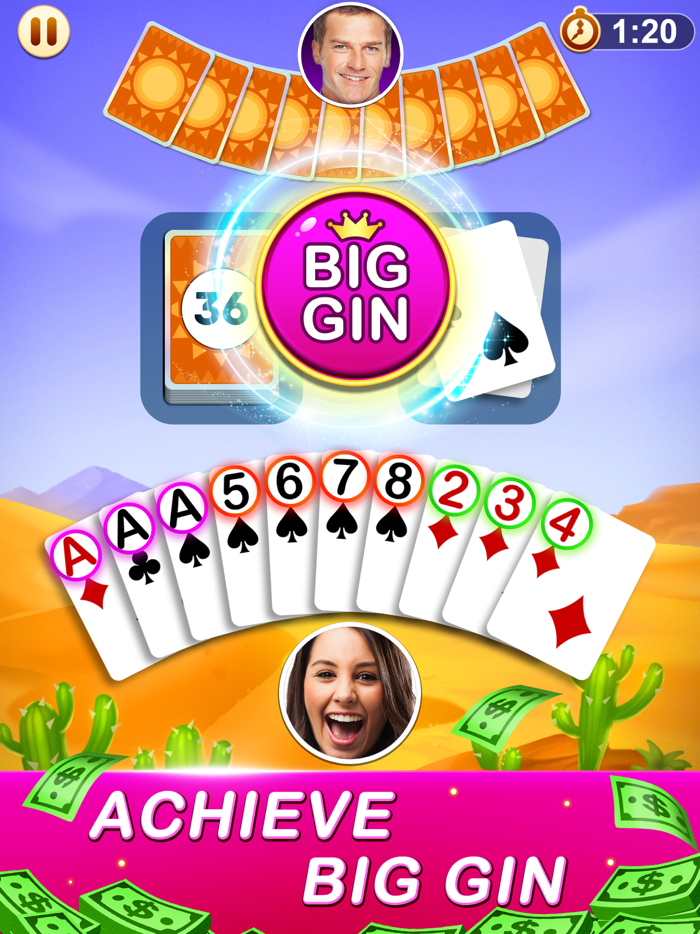 Gin Rummy Win Real Cash