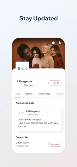 Game screenshot H.E.R: Women & Wellness App apk