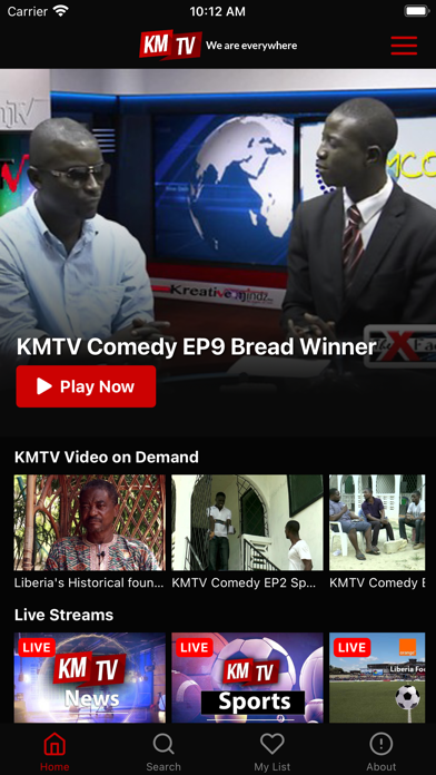 KMTV Liberia Screenshot