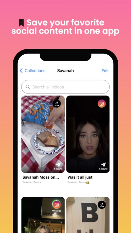 TikReel -  Video Organizer
