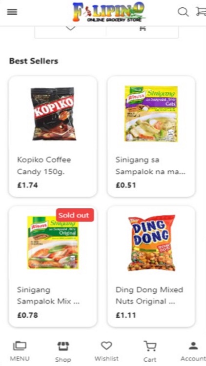 Filipino Grocery Store UK