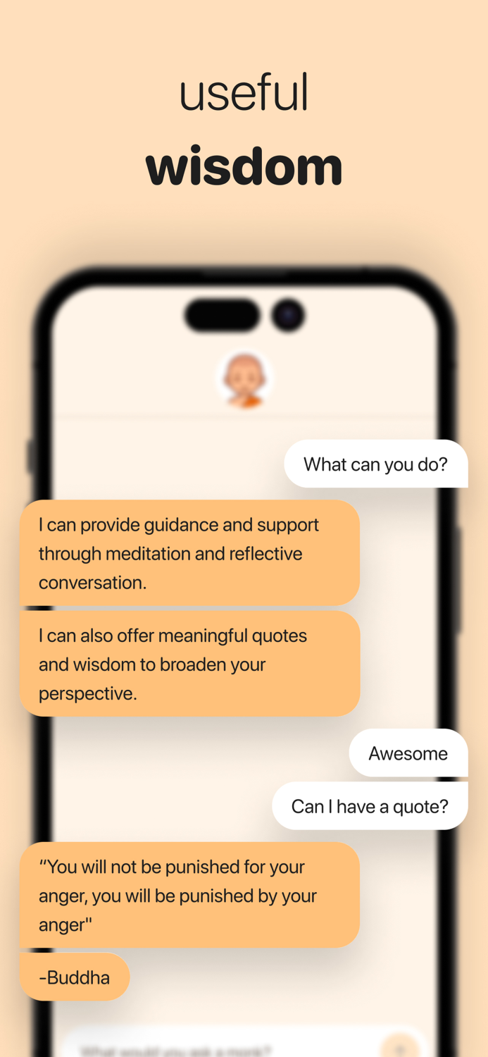 Monk AI - find inner peace