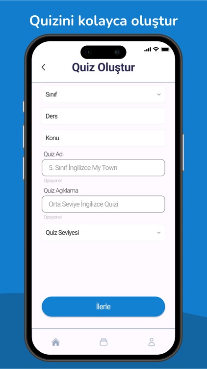 Sınıf - Quiz Oluştur screenshot-4