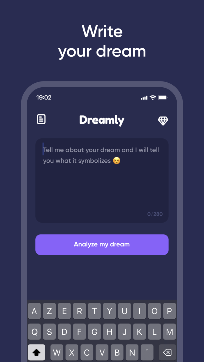 Dreamly - Analyze your dreams