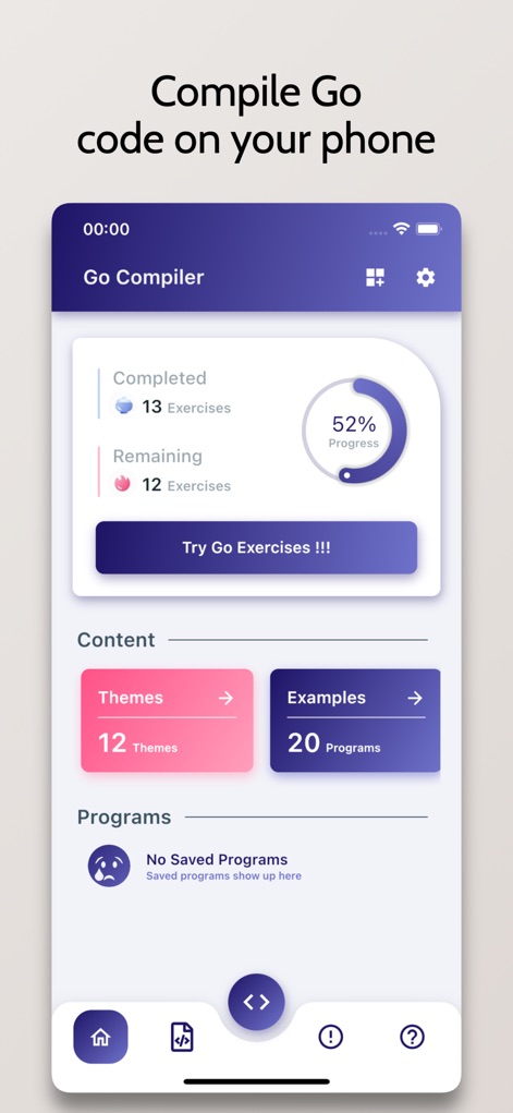 Go Compiler - Run .go Code - Education App | MWM