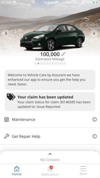 Vehicle Care by Assurant Screenshot