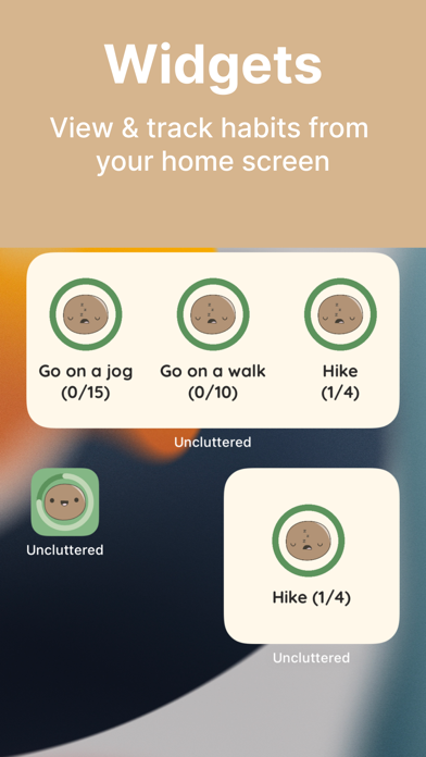 Uncluttered - Habit Tracker Screenshot