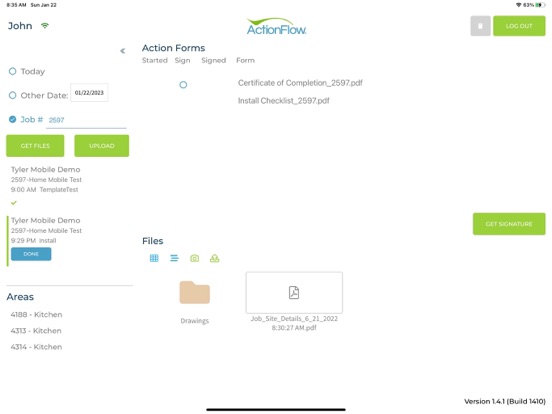 Screenshot #4 pour ActionFlow Paperless