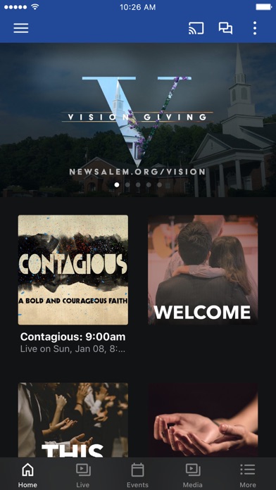 New Salem Baptist Church Screenshot 1 - AppWisp.com