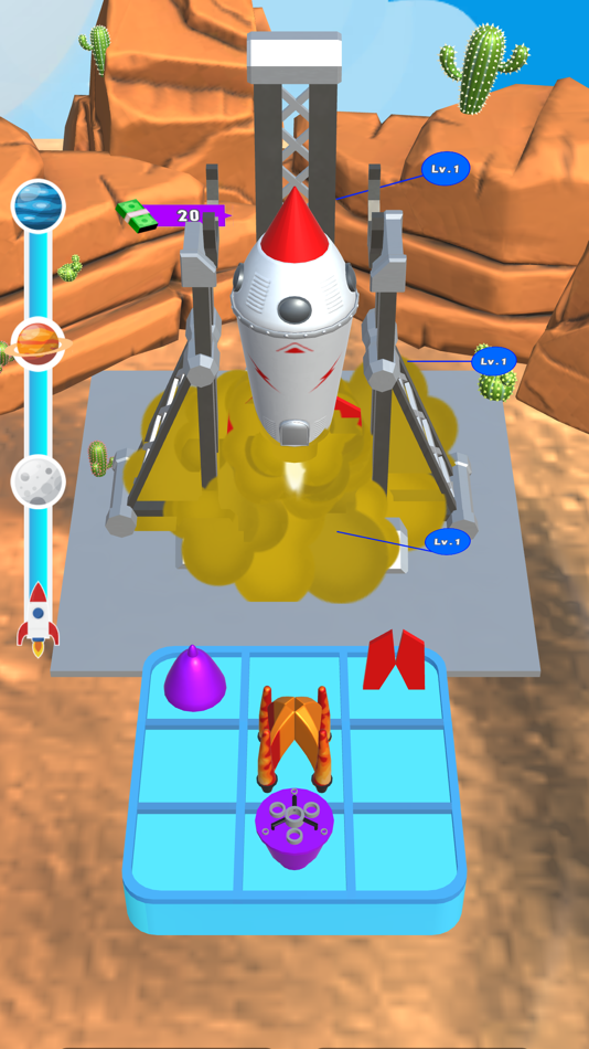 #6. Rockets Up! (iOS) By: Melih Kavla