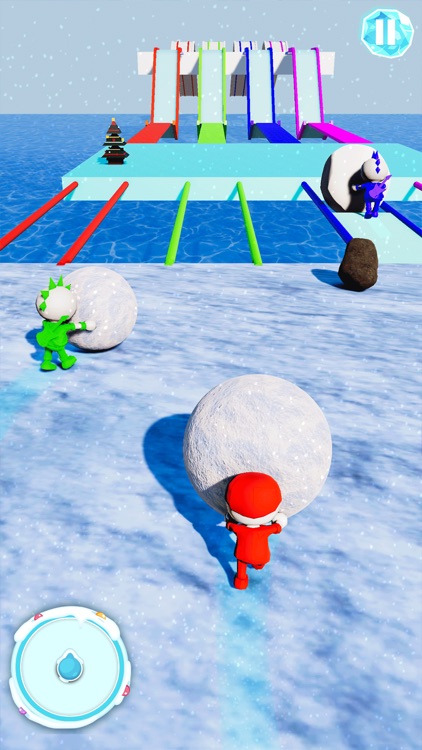 Snow Race! Snow Ball.io