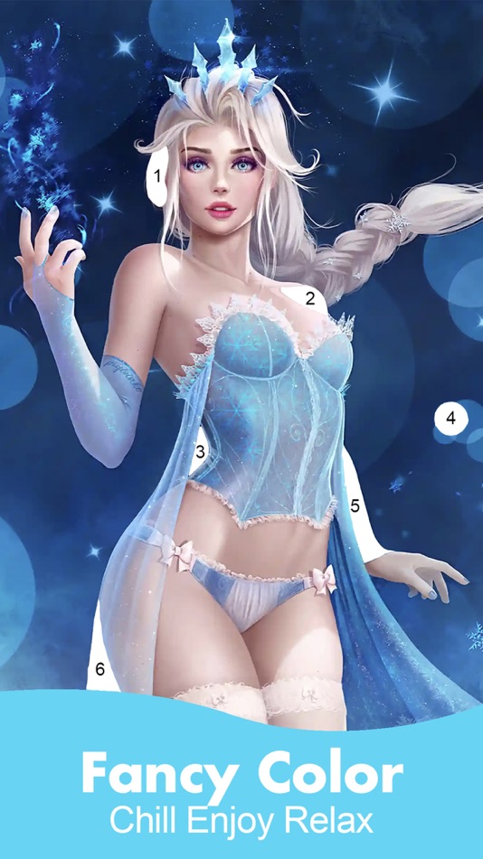 #1. Fancy Color - Paint by Number (iOS) Podle: Yang Li