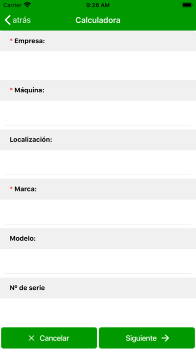 Cortinas Fotoeléctricas (DSCF) Screenshot