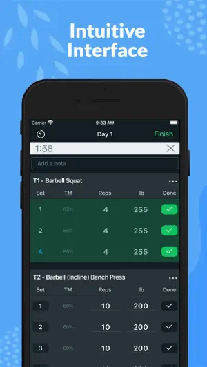 GZCL Method Workout Logger screenshot 2