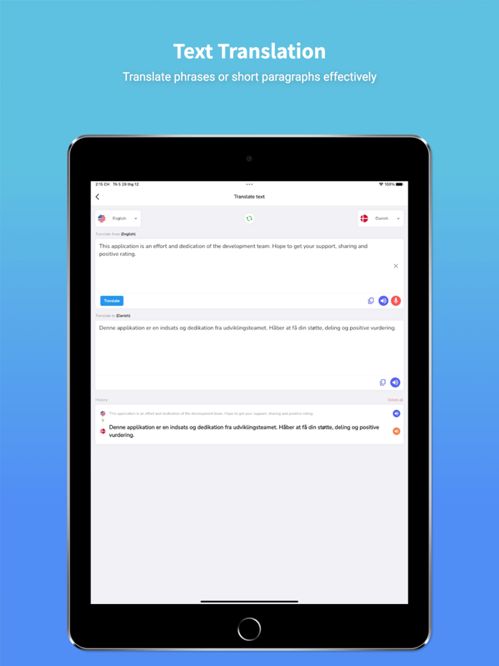 Danish Translator and Learn 