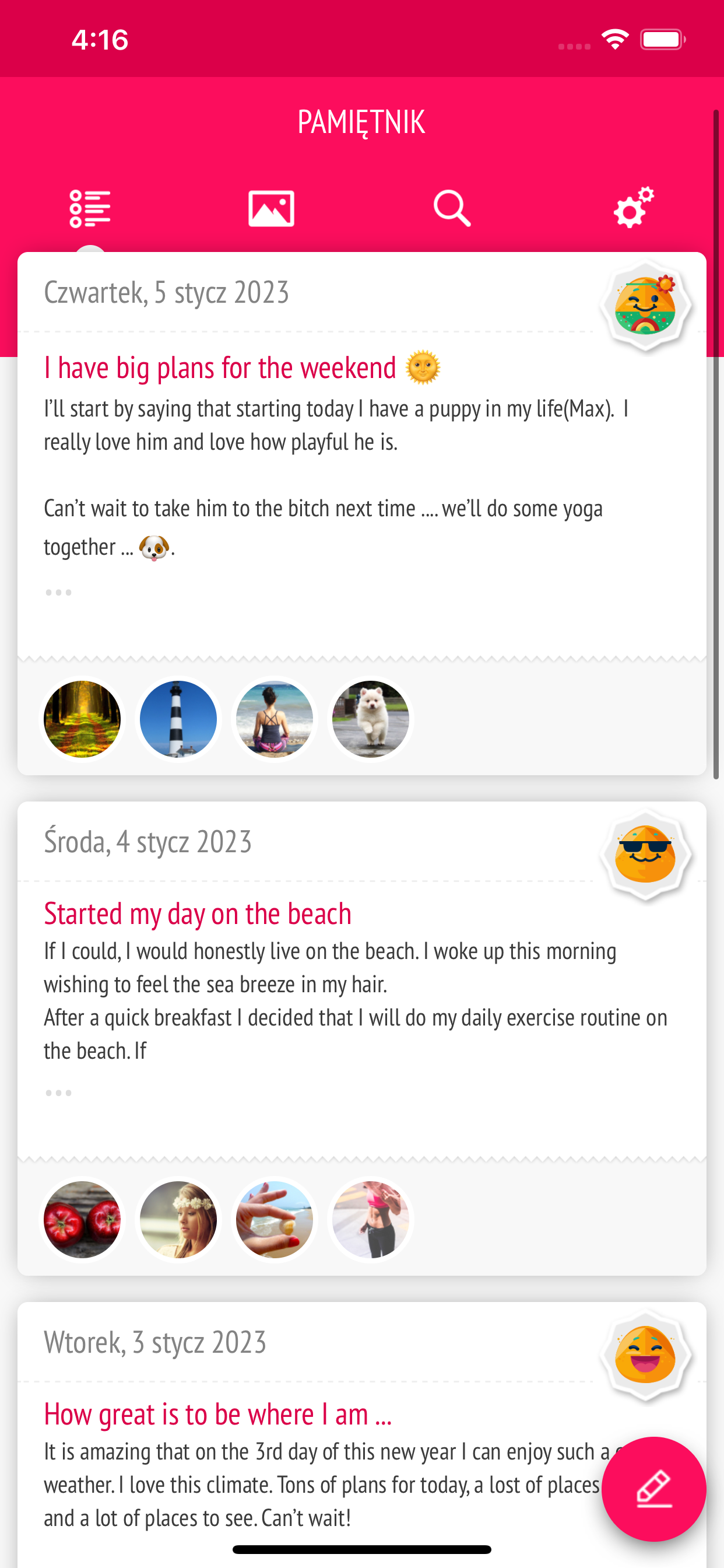 Pamięnik - Dziennik z hasłem