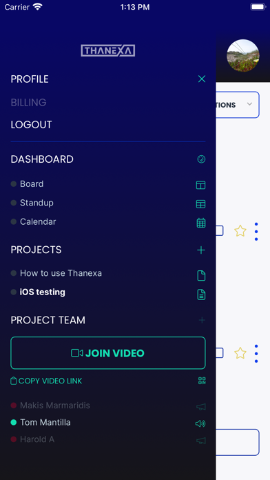 Thanexa - Work Management Screenshot