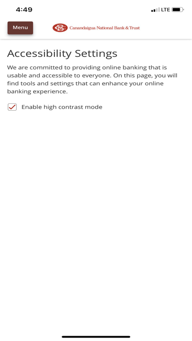 CNB Mobile Online Banking Screenshot