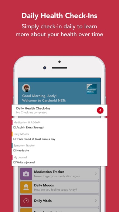 NET Cancer Health Storylines Screenshot