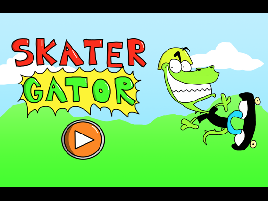 Skater Gator iPad screenshot 1 - Games app