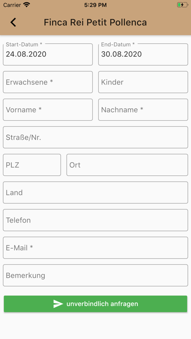 Finca-Finder Screenshot