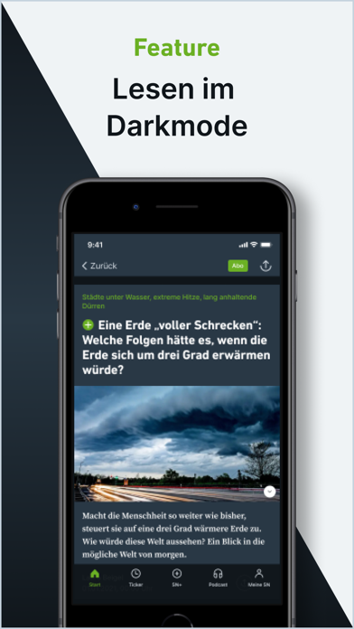 SN - Nachrichten und Podcast Screenshot