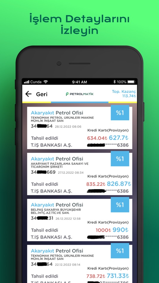 #6. Petrolmatik (iOS) 由: CUNDA KURUMSAL VE TEKNOLOJİK HİZMETLER ANONİM ŞİRKETİ