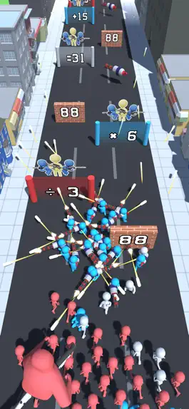 Game screenshot Gun War Run apk