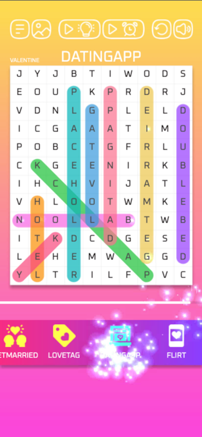 Word Search ≢ Crossword Game