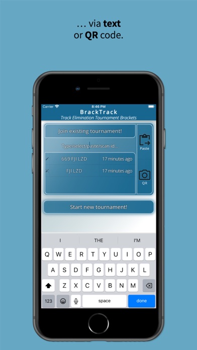 Tournaments - BrackTrack Screenshot