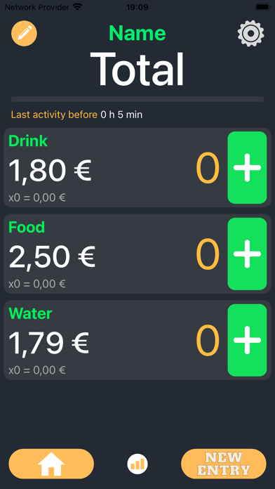 Drinklist Screenshot