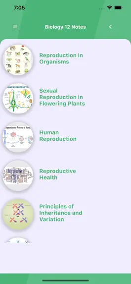 Game screenshot Class 12 Biology Notes & MCQ hack
