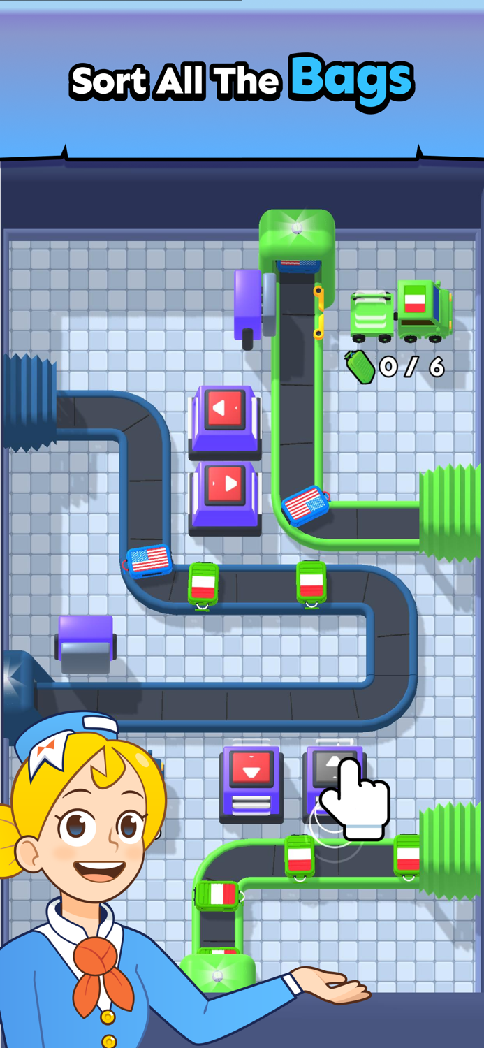 Airport swap Puzzle game