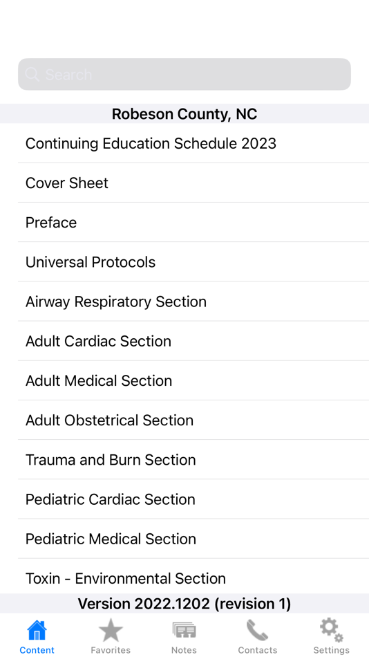 #2. Robeson County Protocols (iOS) 由: Acid Remap LLC