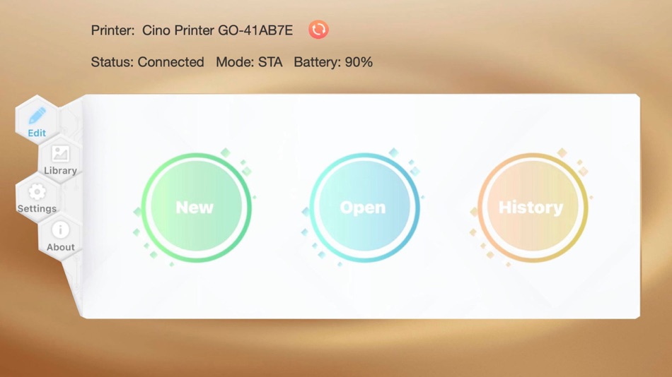 #1. Cino Printer GO (iOS) 由: 3D Innovation Technology Srl