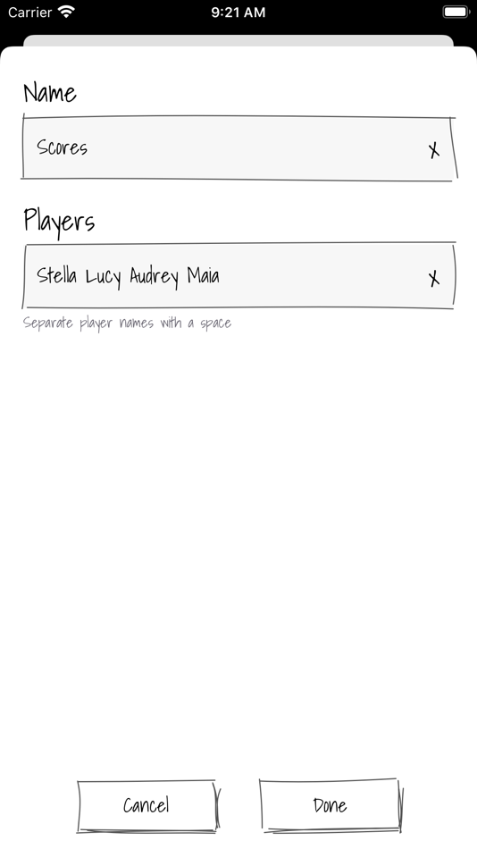 #2. Scoresheet (iOS) 由: Brian Kramer