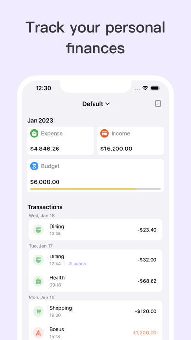 Bekke - Budget Planner Tracker Screenshot