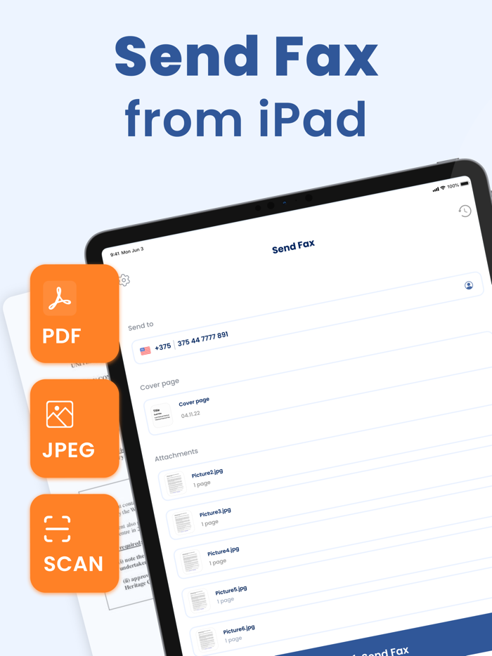 FAX Send Faxes from Phone App