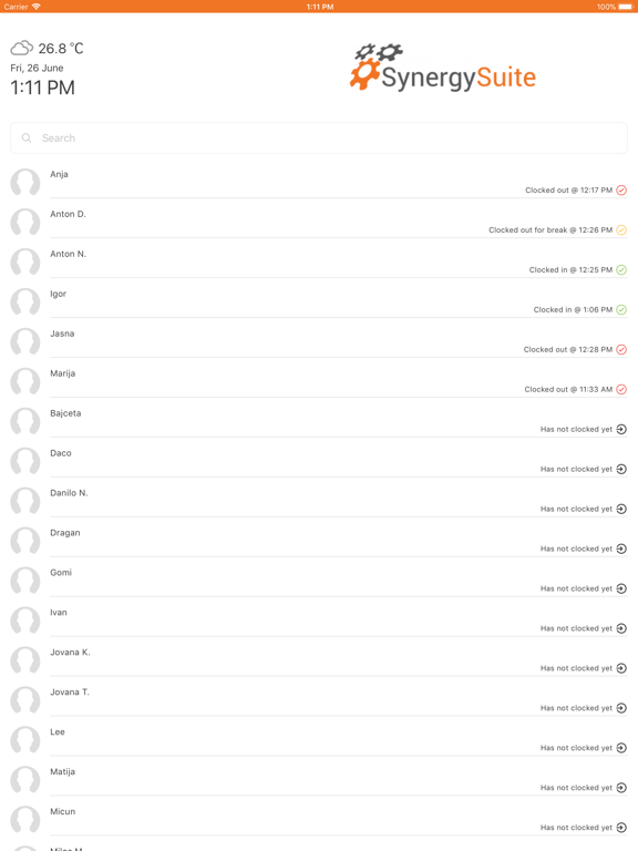 Screenshot #6 pour Clocking by SynergySuite