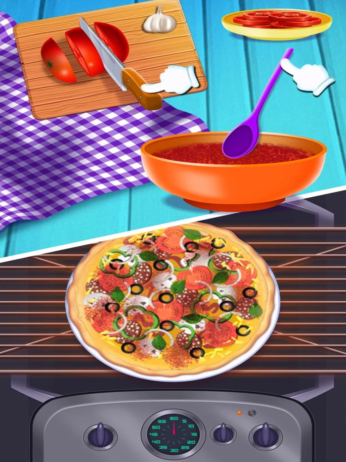 Pizza Maker Shop Cooking Game