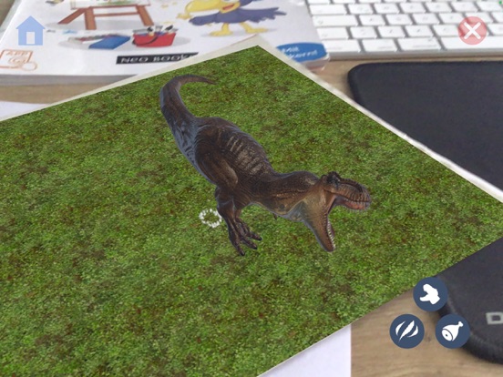Dinosaurier AR iPad screenshot