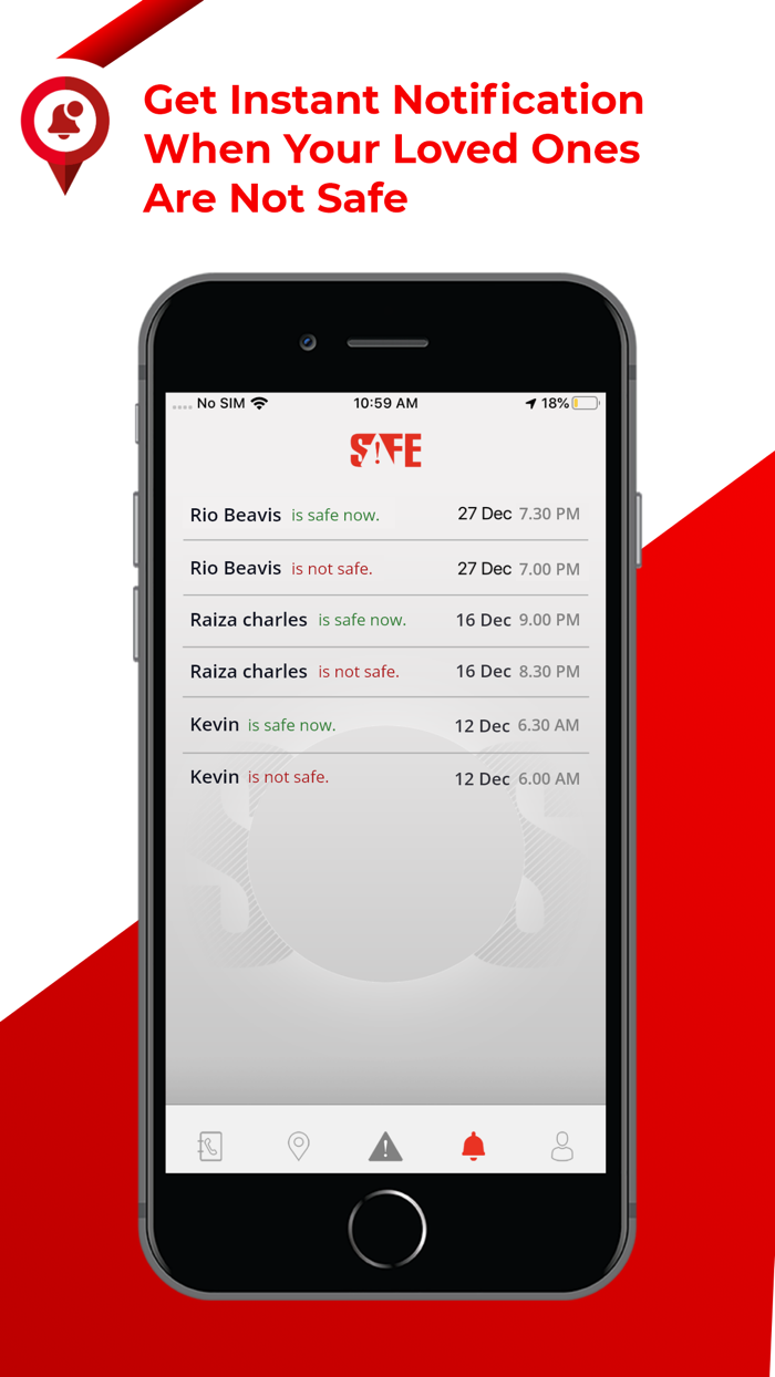 Safe - Personal Safety Alert