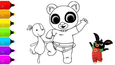 Bing Bunny Coloring Book Screenshot